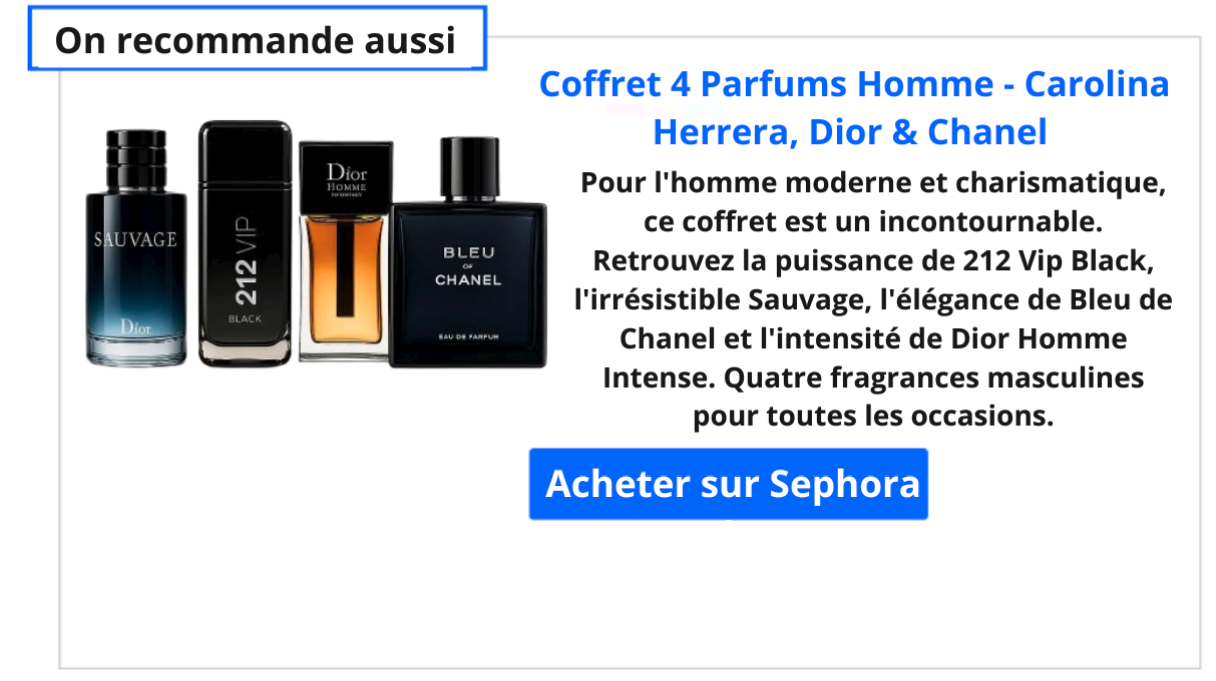 Coffret Masculin Contemporain